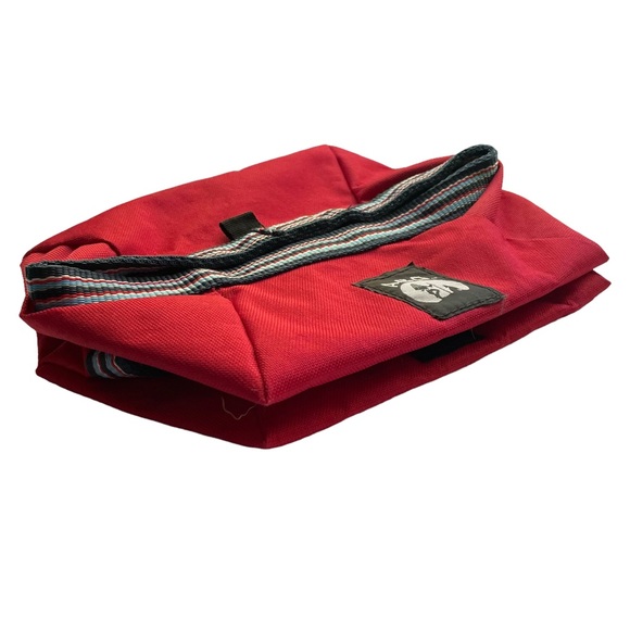 2 Dog Collapsible Bowls Travel Hiking Camping RED ABO GEAR M/L - Picture 13 of 14